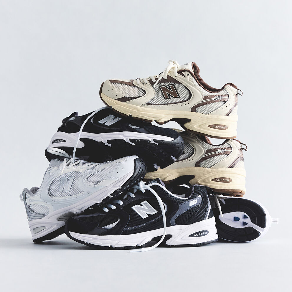 A pile of 530 shoes